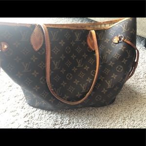 Authentic louis vuitton Neverfull MM bag